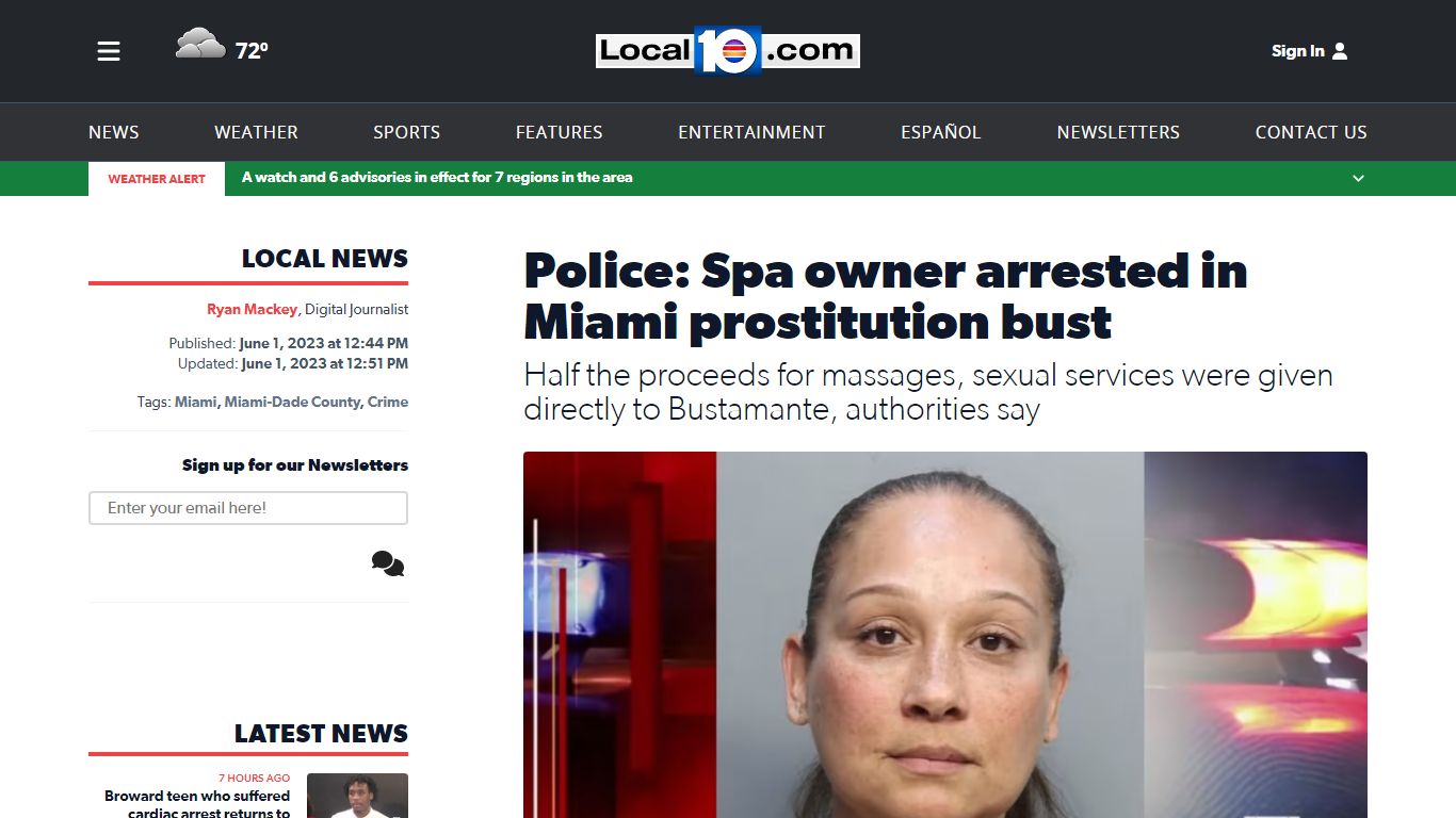 Police: Spa owner arrested in Miami prostitution bust - WPLG Local 10